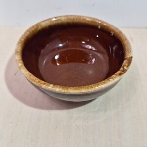 Kathy Kall Pottery Bowl Brown Drip Glaze‎ USA